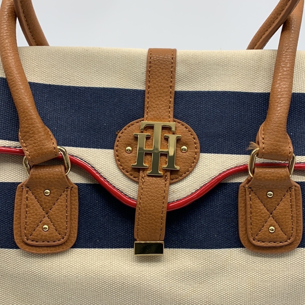 Nautical Tommy Hilfiger satchal bag - Picture 2 of 11